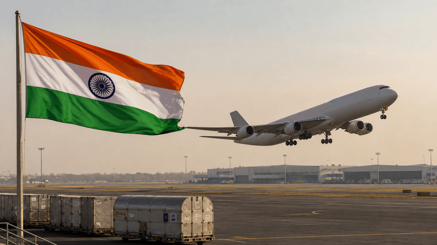 Indien beschleunigt Luftfracht nach Europa. Umladezeit in Delhi sinkt auf wenige Stunden
